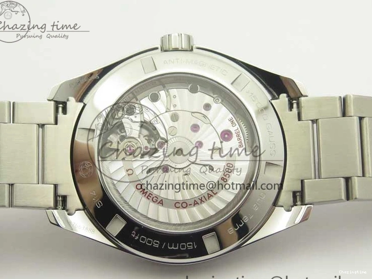 1229 Aqua Terra 150M SS VSF 1:1 Best Edition Gray Textured Dial on SS Bracelet A8500 Super Clone MultiPurpose 8039
